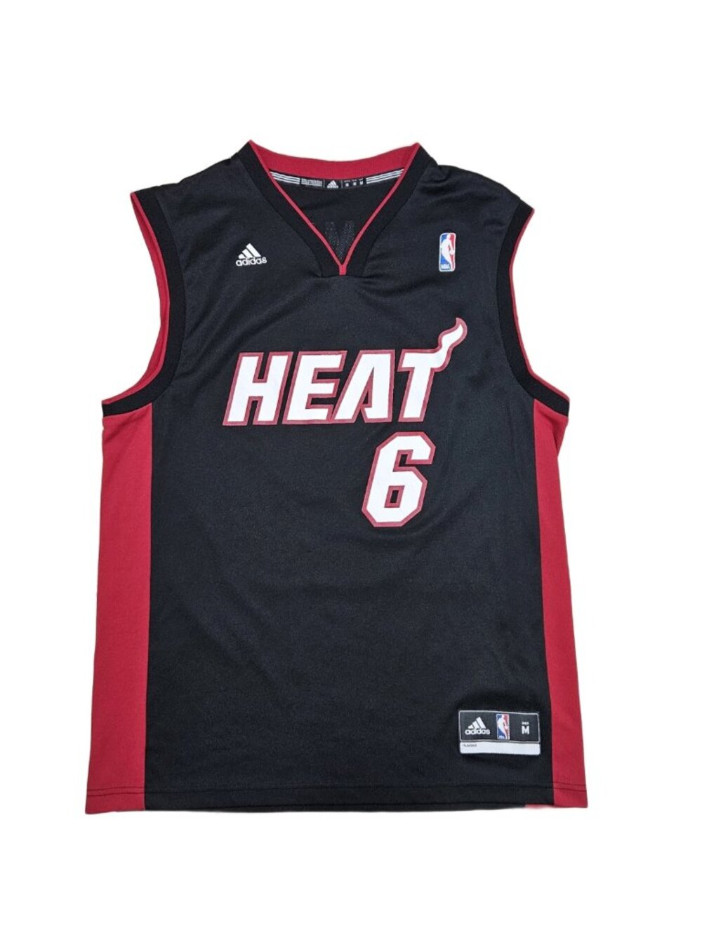 Miami Heat LeBron James #6 adidas Authentic Jersey Medium